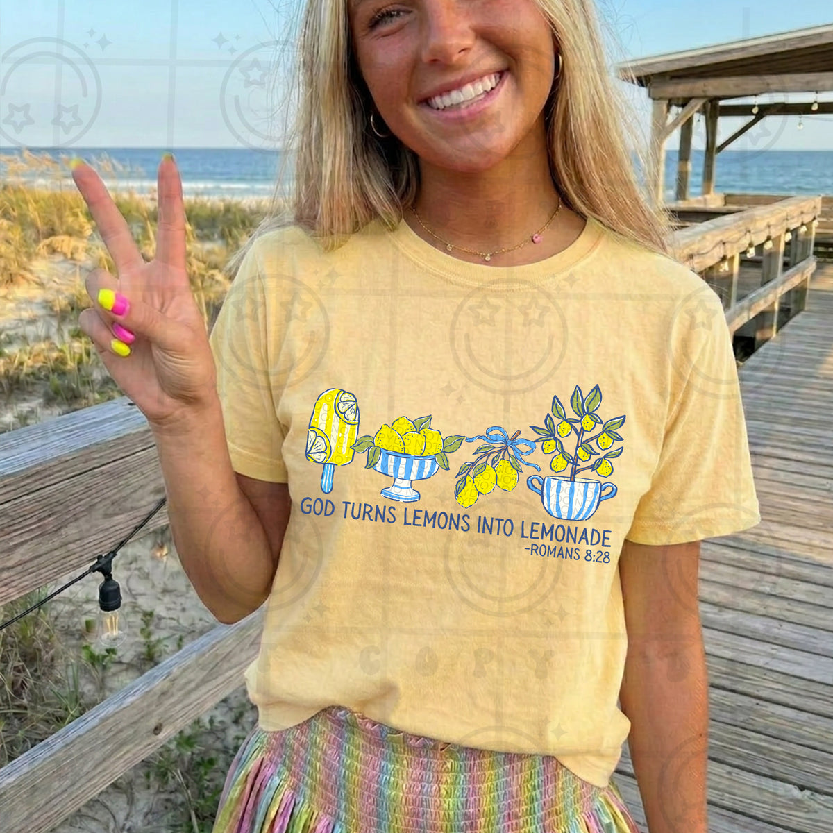 God turns lemons into lemonade (HW) DTF Transfer