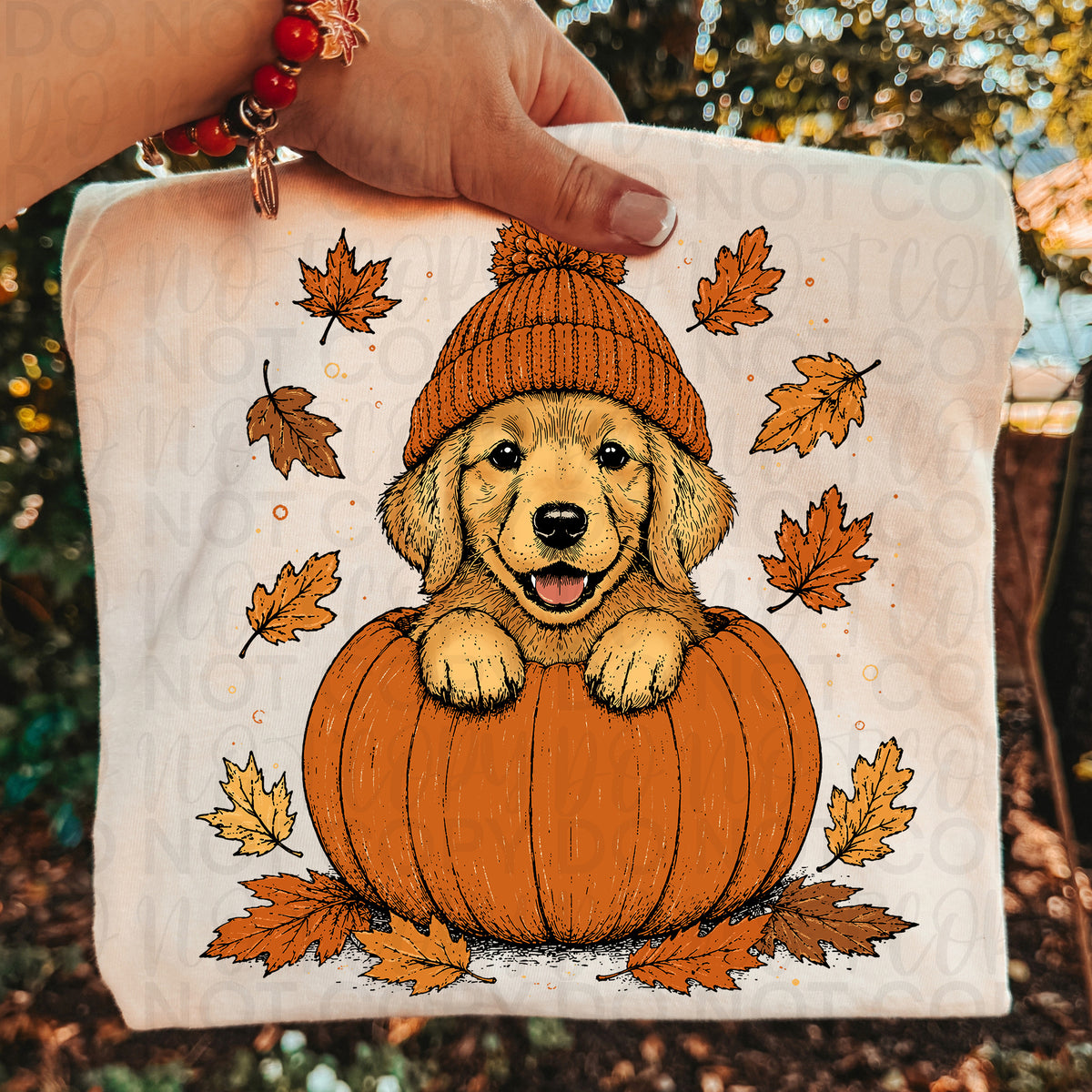 Pumpkin Golden Retriever UAC Tuesday Deal DTF