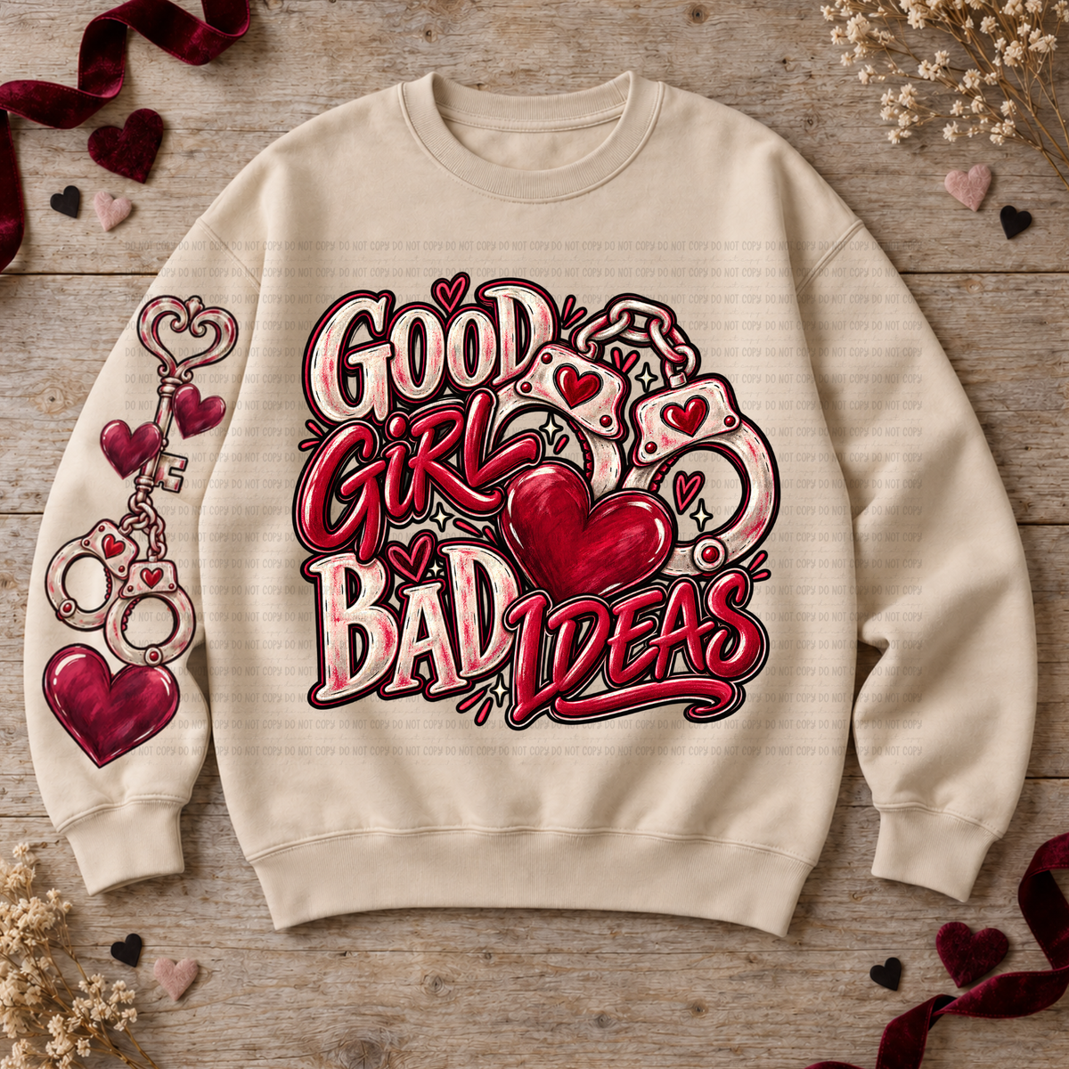 Good girl bad idea (SLEEVE ONLY) (Revel) DTF Transfer