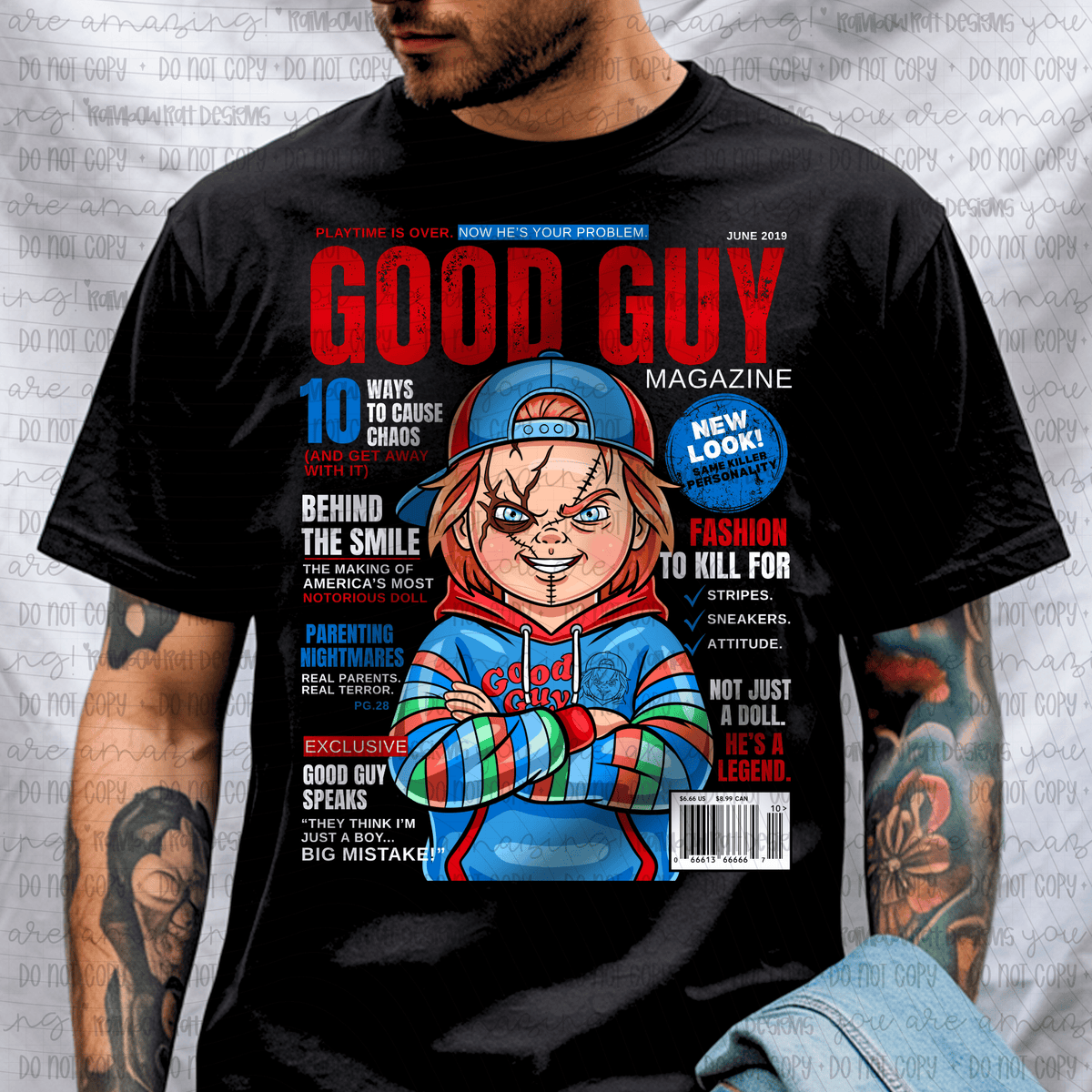 Good guy magazine (DD) DTF Transfer