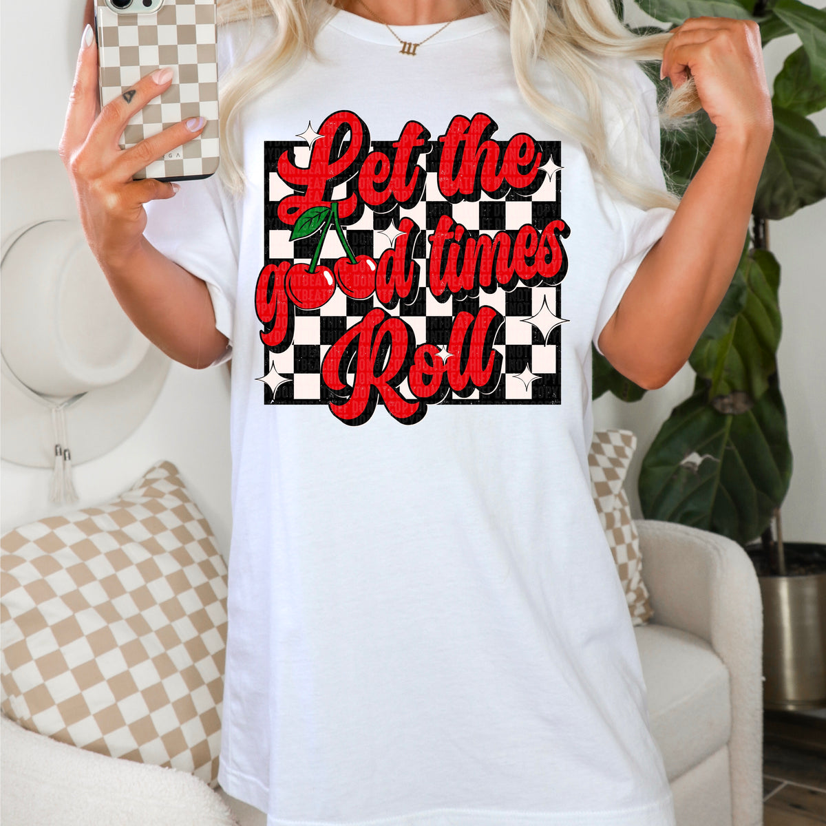 Let The Good Times Roll 104514 DTF transfer