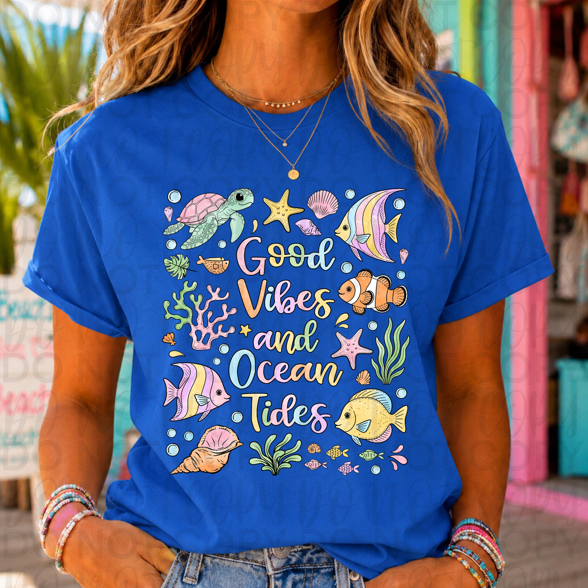 Good vibes and ocean tides (UAC) DTF Transfer