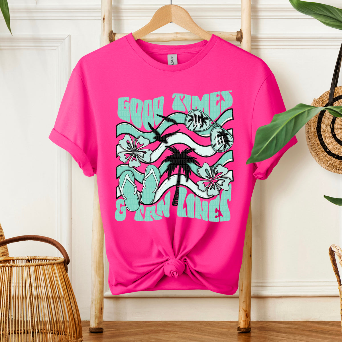 Good times & tan lines DTF transfer