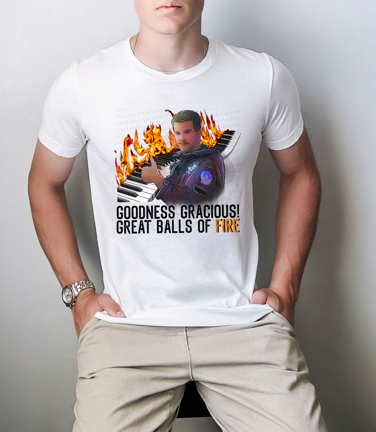 Goodness Gracious Great Balls Of Fire 115775 DTF transfer
