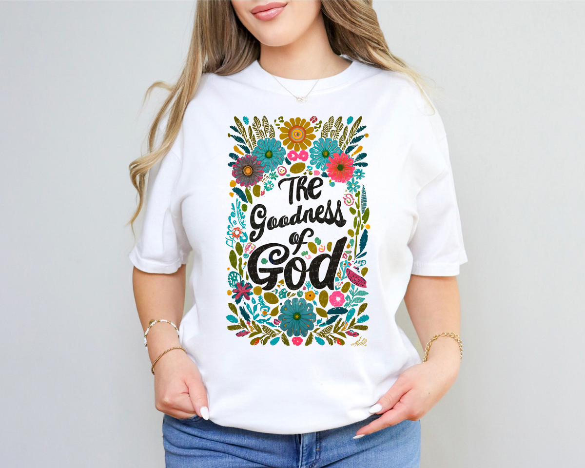 Goodness of God Floral 81182 DTF Transfer