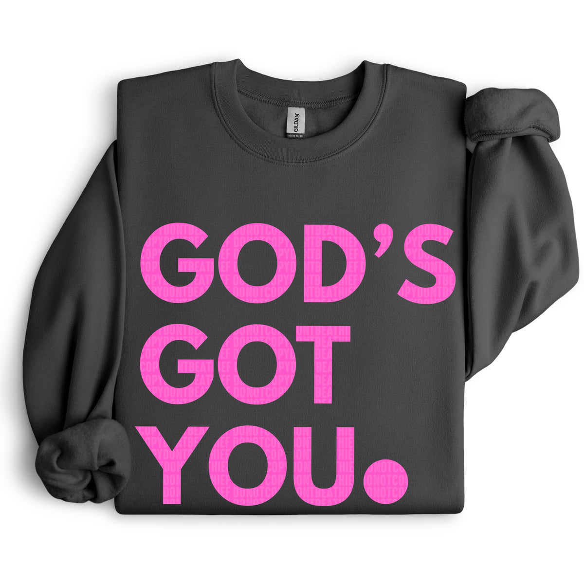 God's got you (pink) DTF transfer