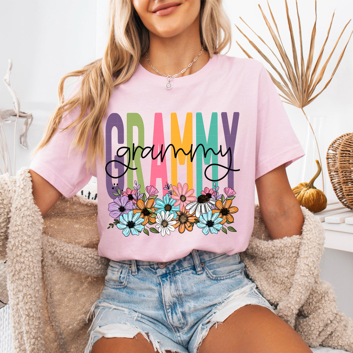 Grammy spring floral (SDD) DTF Transfer
