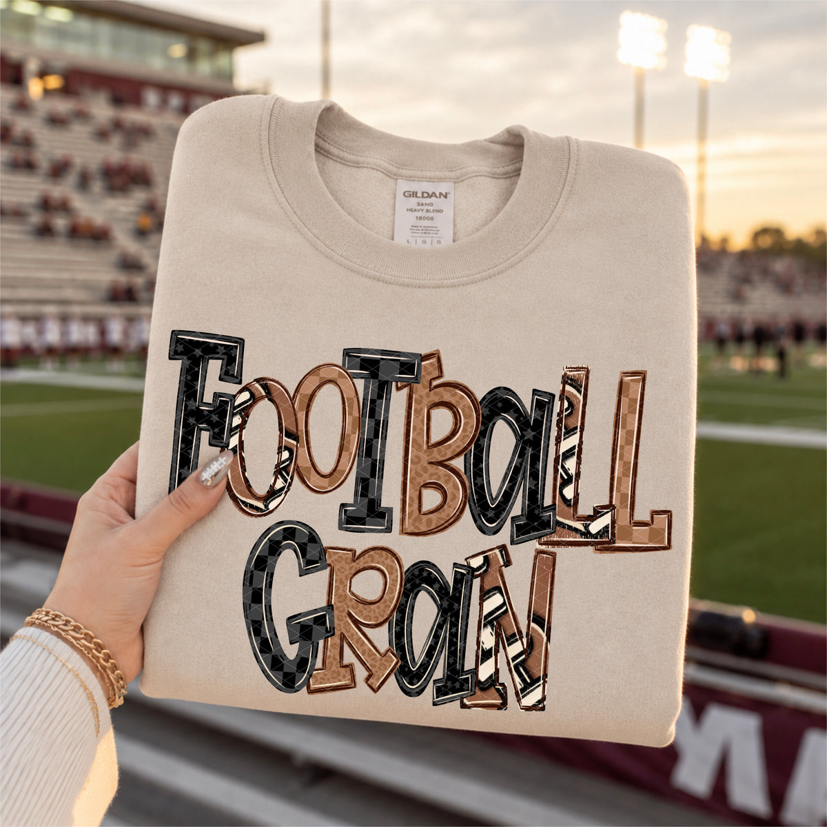 Football gran doodle (SDD) DTF Transfer