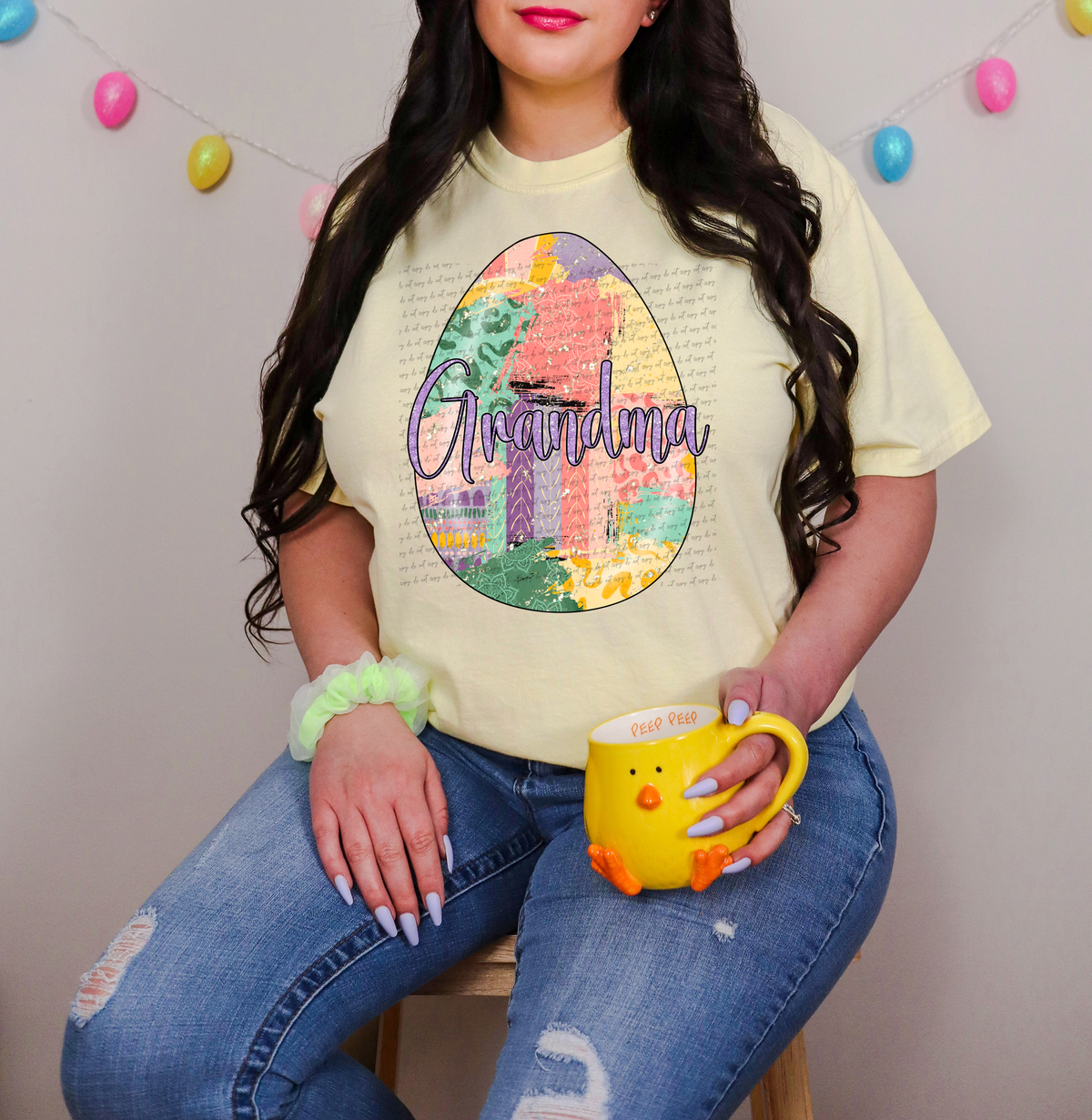 Grandma Easter Egg 89289 DTF Transfer