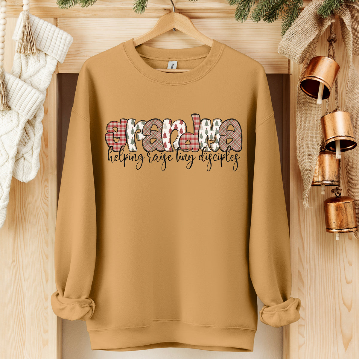 Grandma helping raise tiny disciples (SDD) DTF Transfer