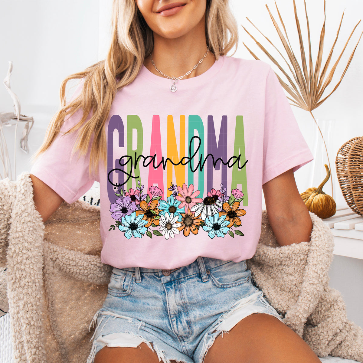 Grandma spring floral (SDD) DTF Transfer