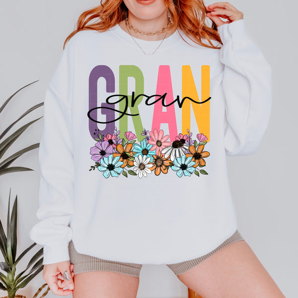 Gran spring floral (SDD) DTF Transfer