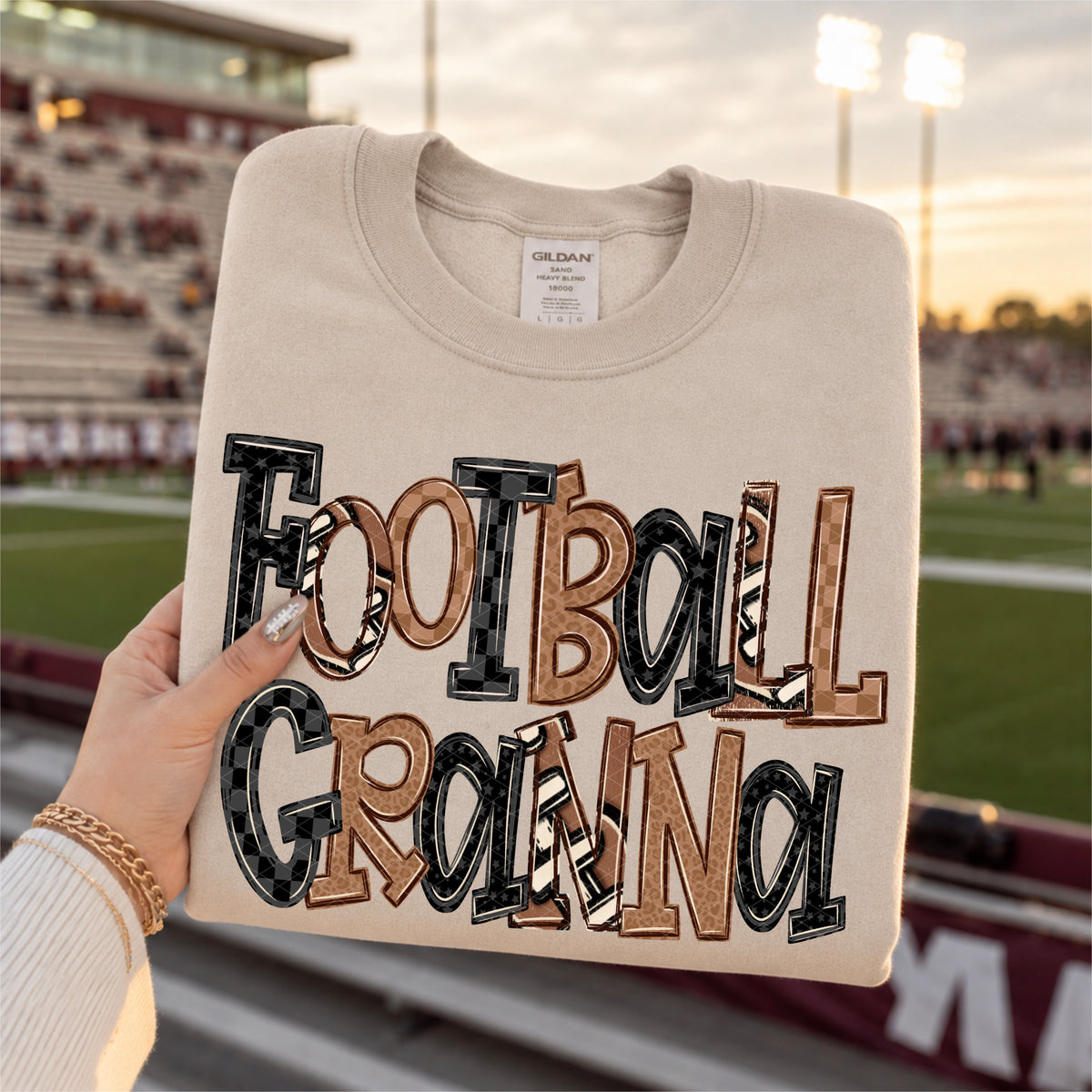 Football granna doodle (SDD) DTF Transfer