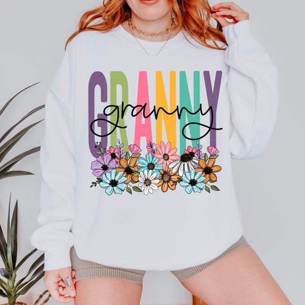 Granny spring floral (SDD) DTF Transfer