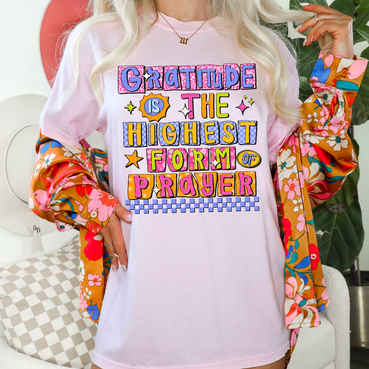 Gratitude Is The Highest Form Of Prayer 104653 DTF transfer