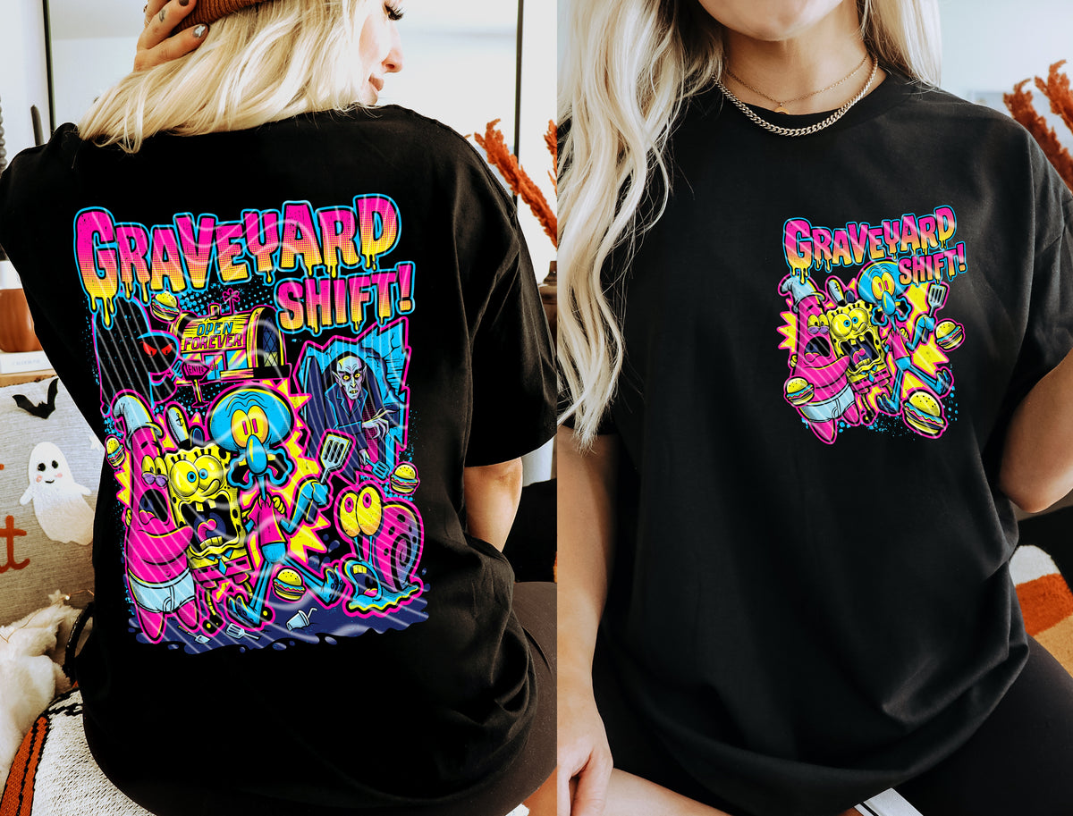 Graveyard shift (FRONT ONLY) (Gravitee) DTF Transfer