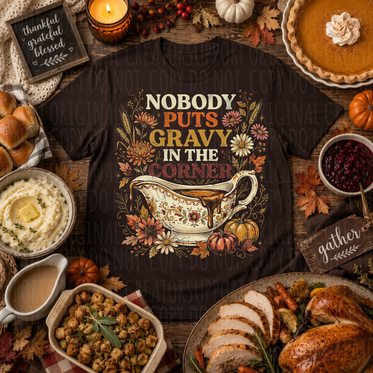 Nobody puts gravy in the corner (SDD) DTF Transfer