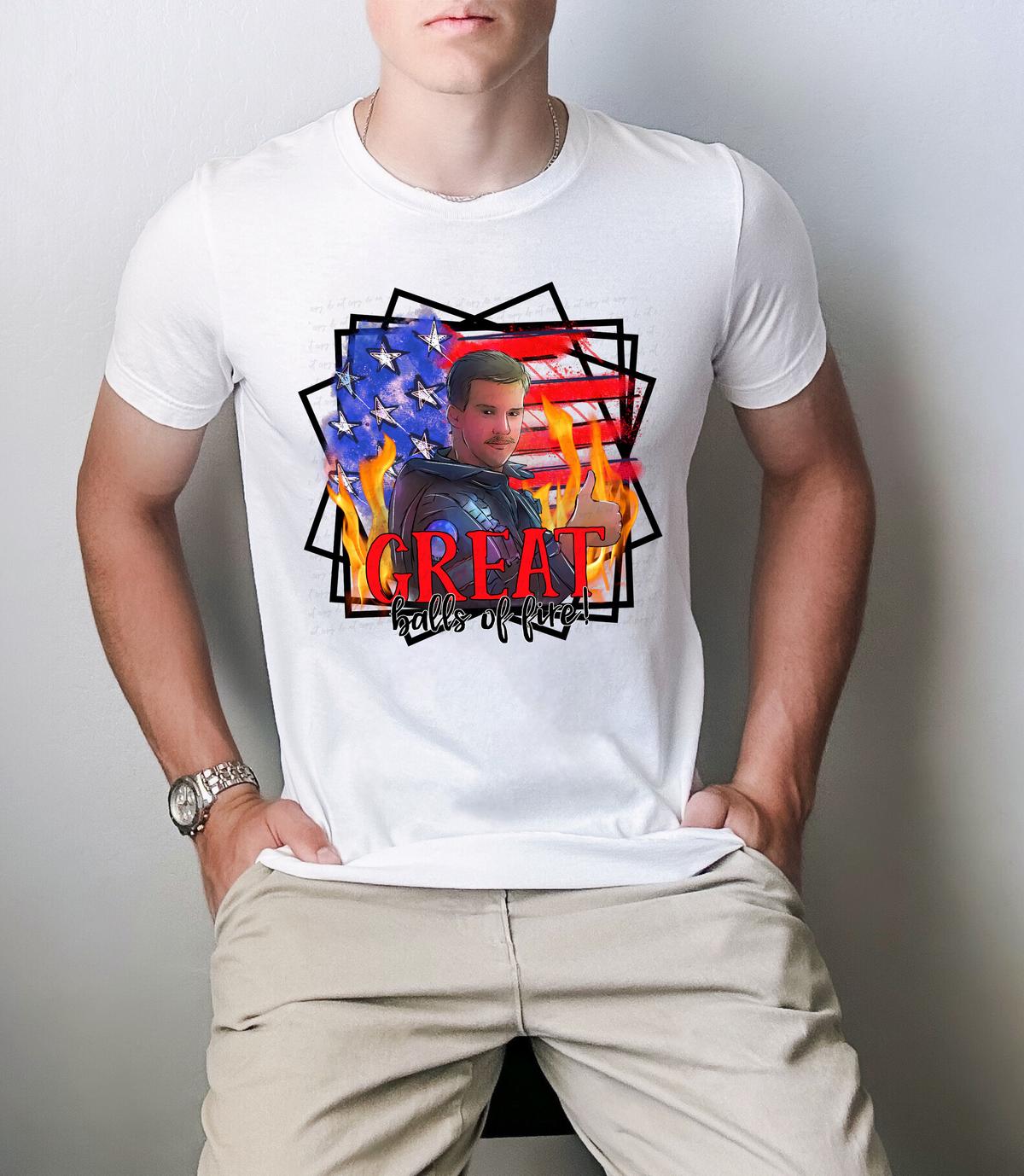 Great Balls Of Fire American Hero 114576 DTF transfer