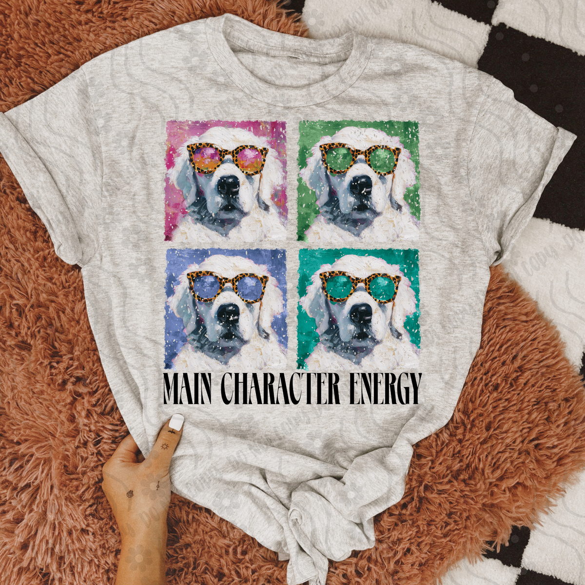 Great Pyr Retro Vibe Main Character Energy 108314 DTF transfer