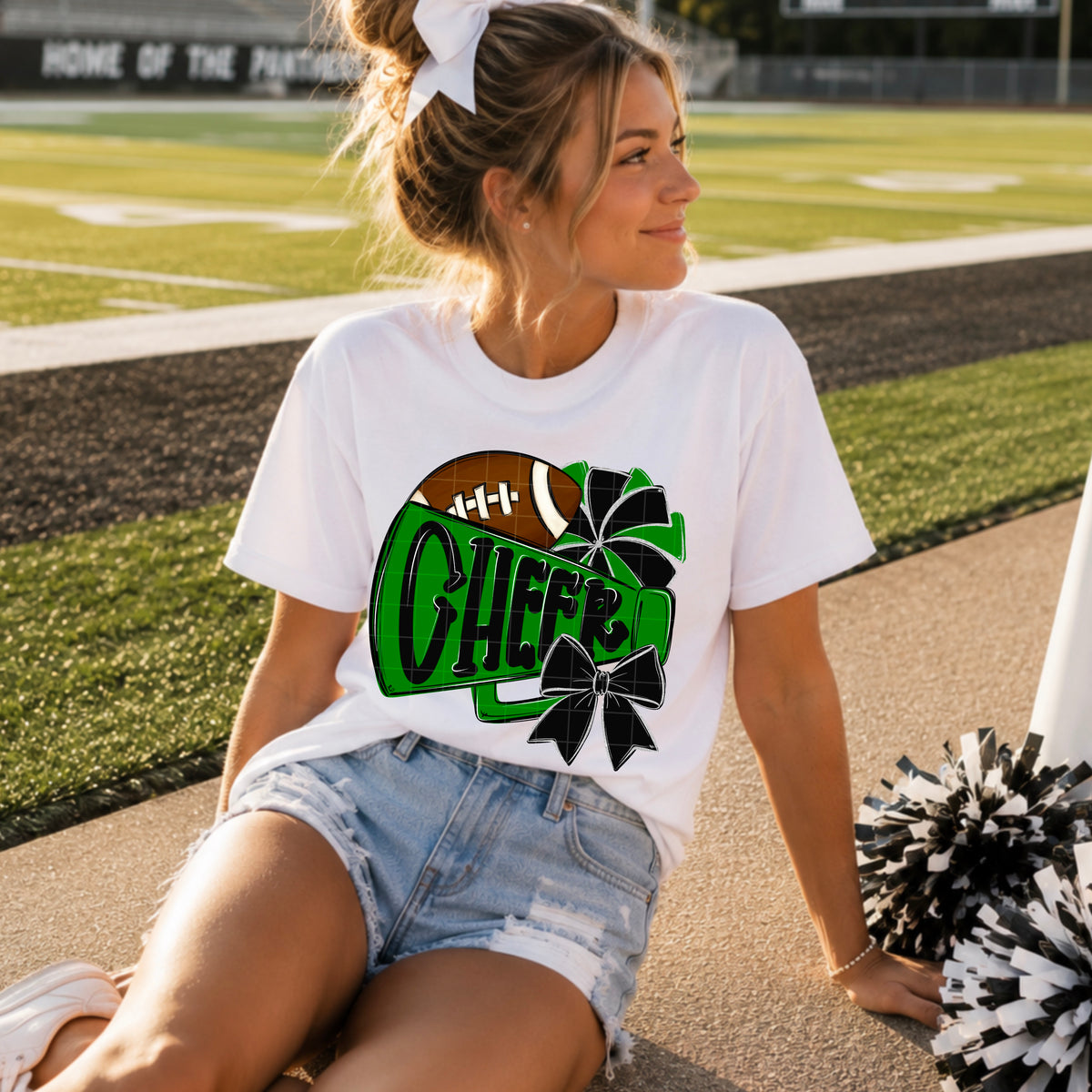 Green black cheer collection (SDD) DTF Transfer
