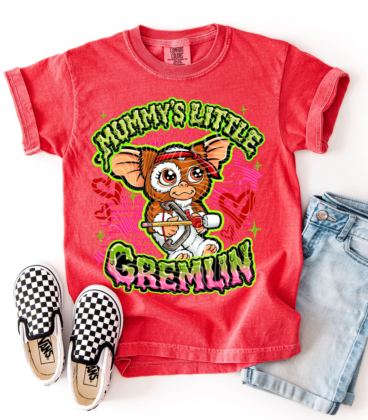 Mummy's little gremlin brown guy (Gravitee) DTF Transfer