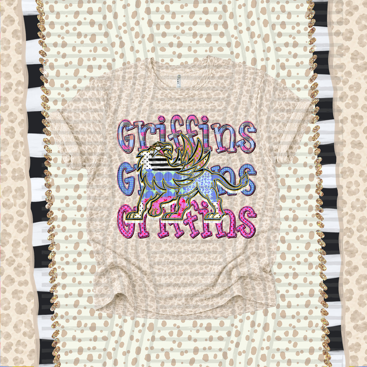 Griffins-Dolly Doodle Print (Caplinger) DTF Transfer