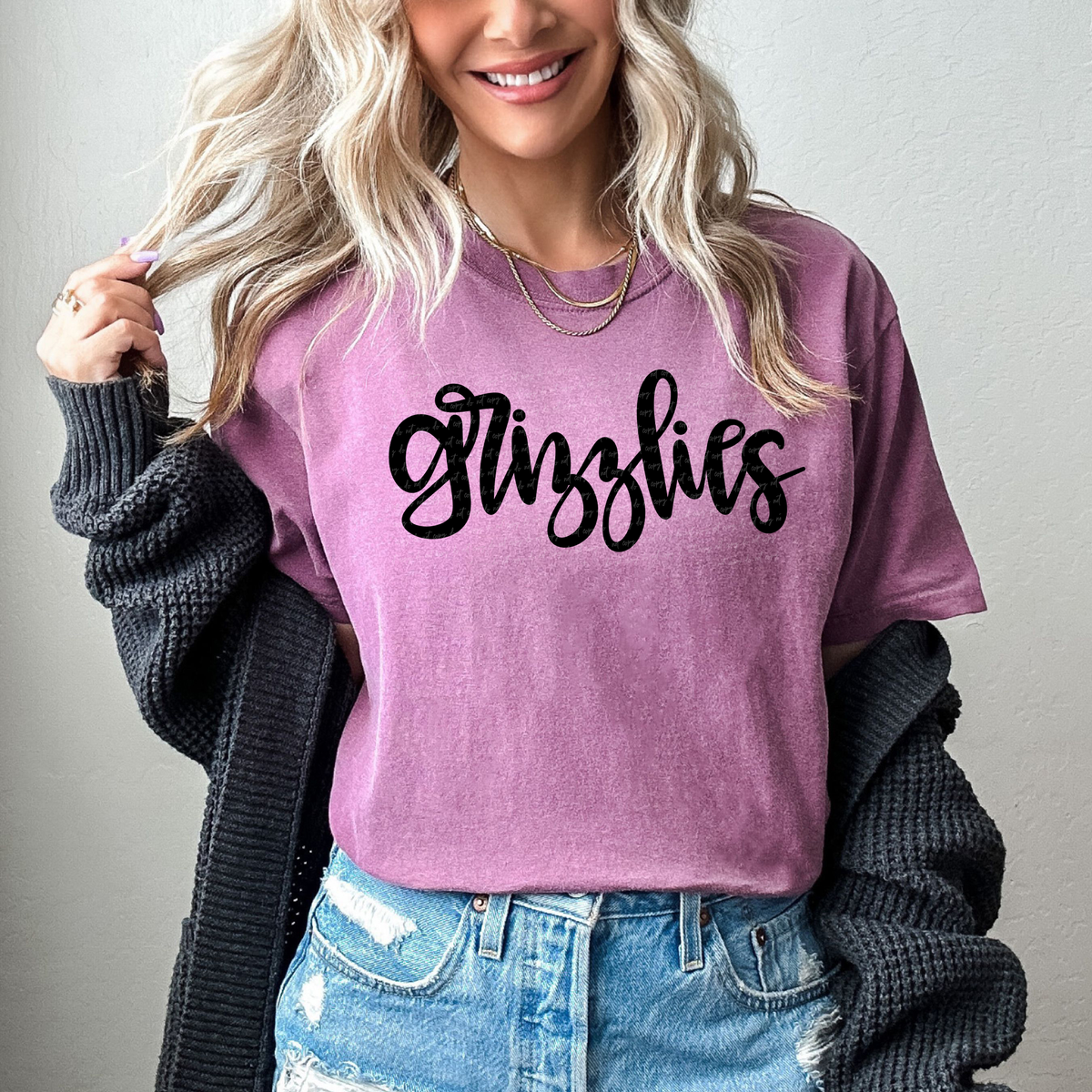 Grizzlies Hand Lettered 54066 DTF transfer