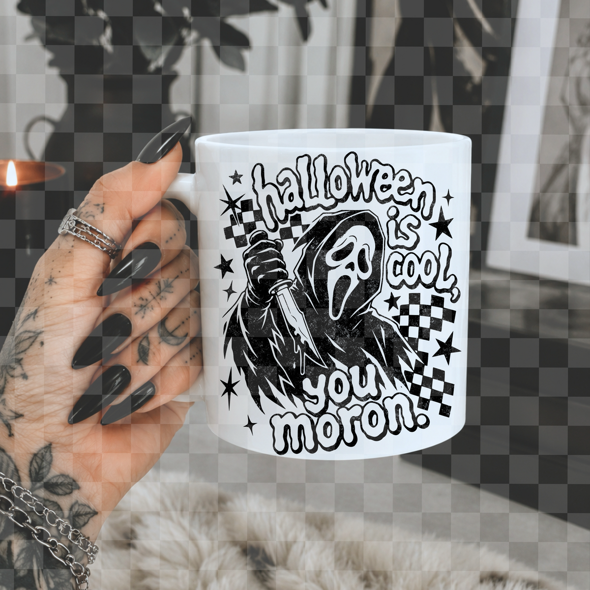 Halloween is cool ghost (Lyttle) DTF Transfer
