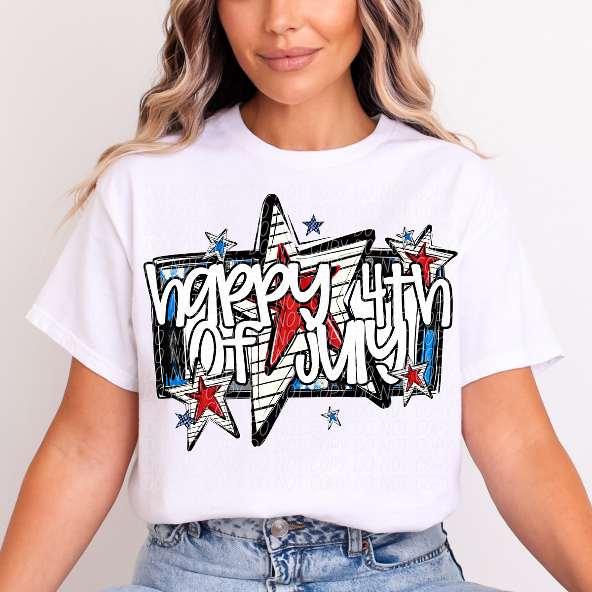 Happy 4th of July (CITY) DTF transfer