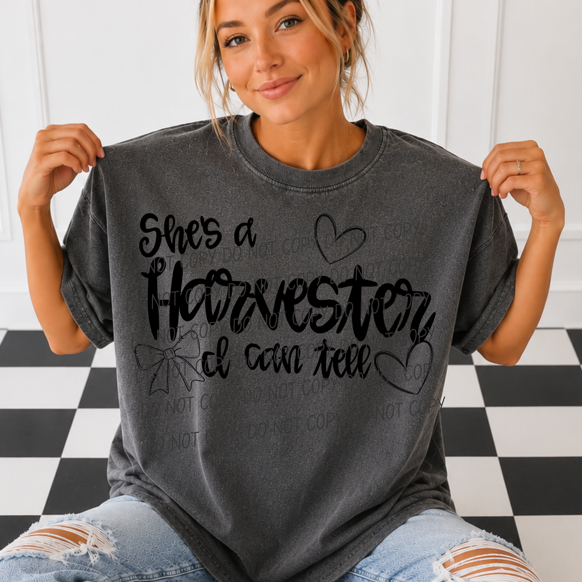 She's a Harvester - I can tell (CITY) DTF Transfer