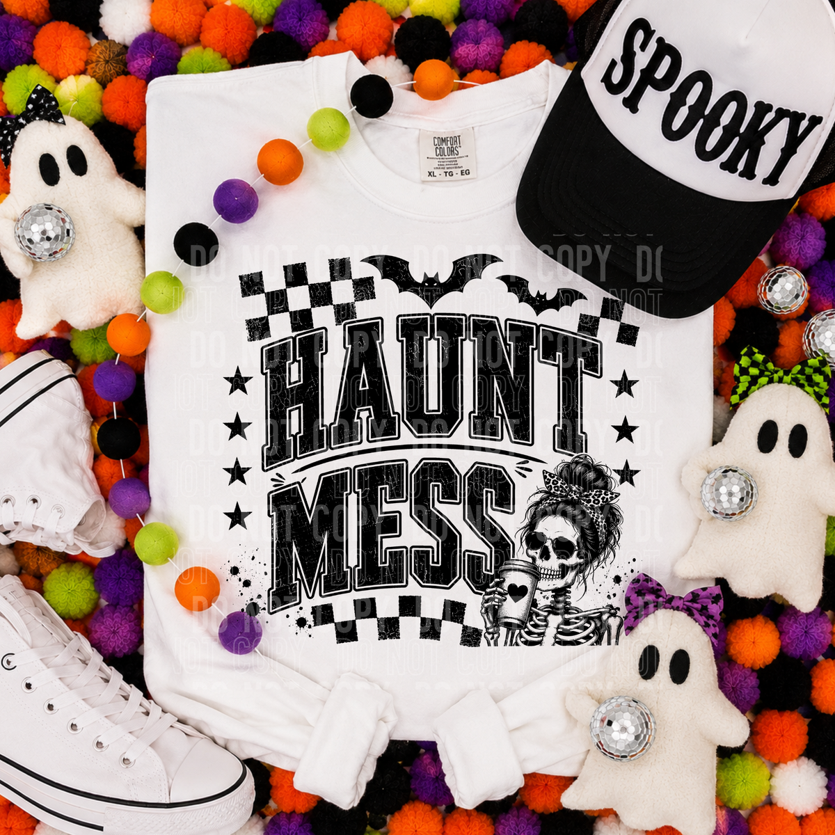 Haunt mess checker (SBB) DTF Transfer