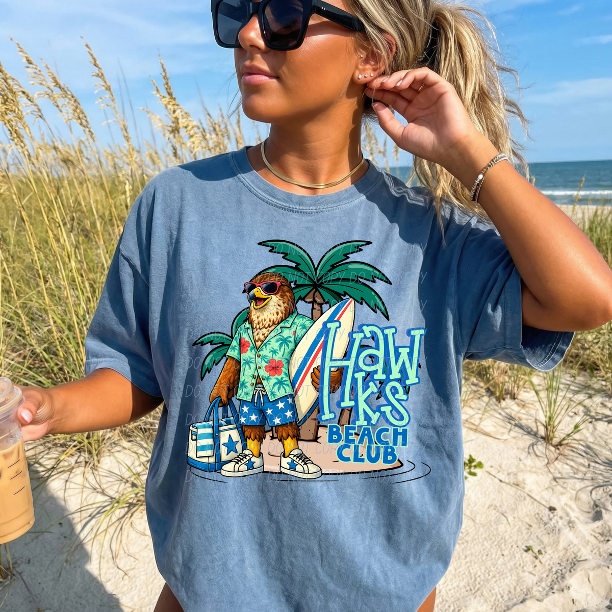hawks beach club (city) DTF transfer