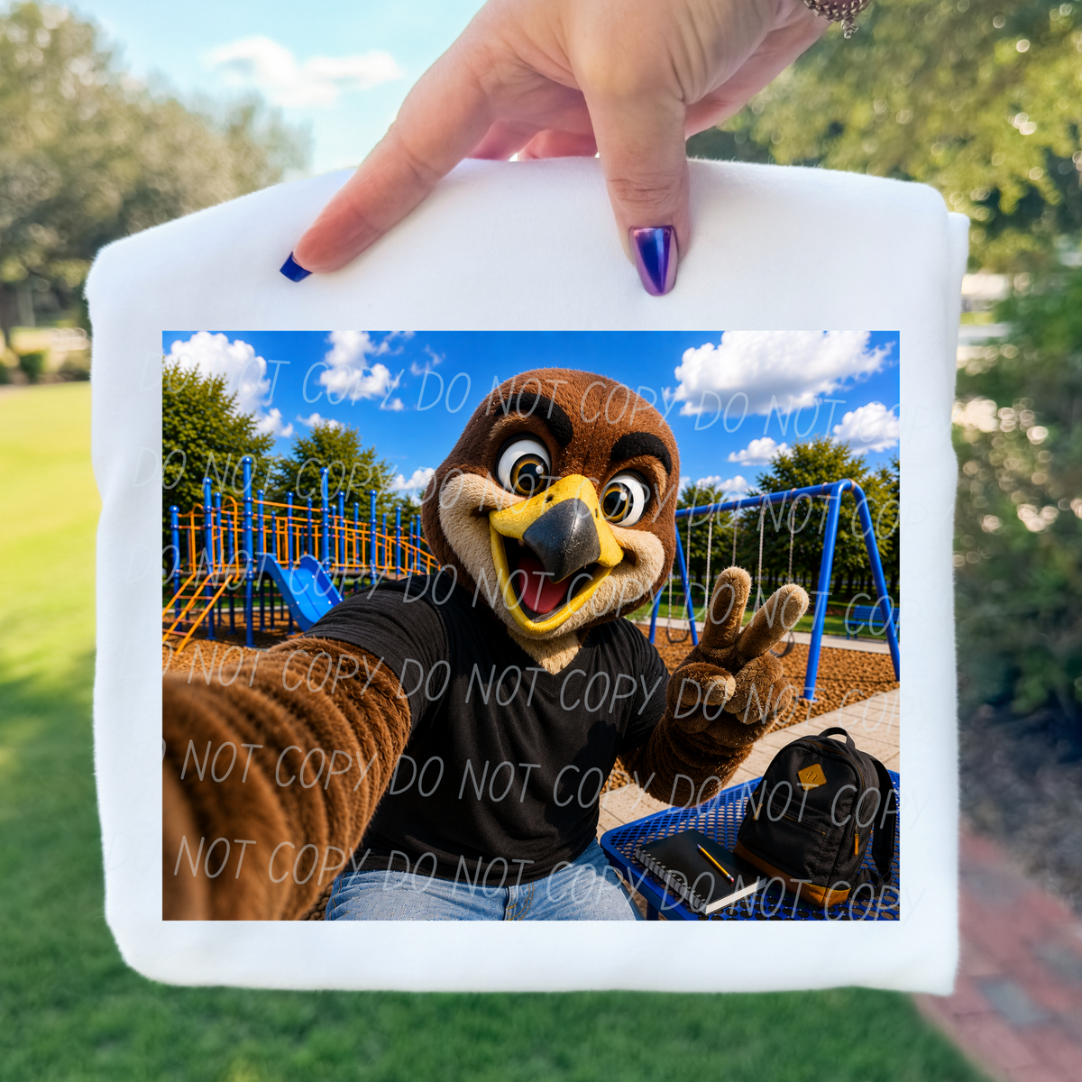 Howk Mascot (City) DTF transfer