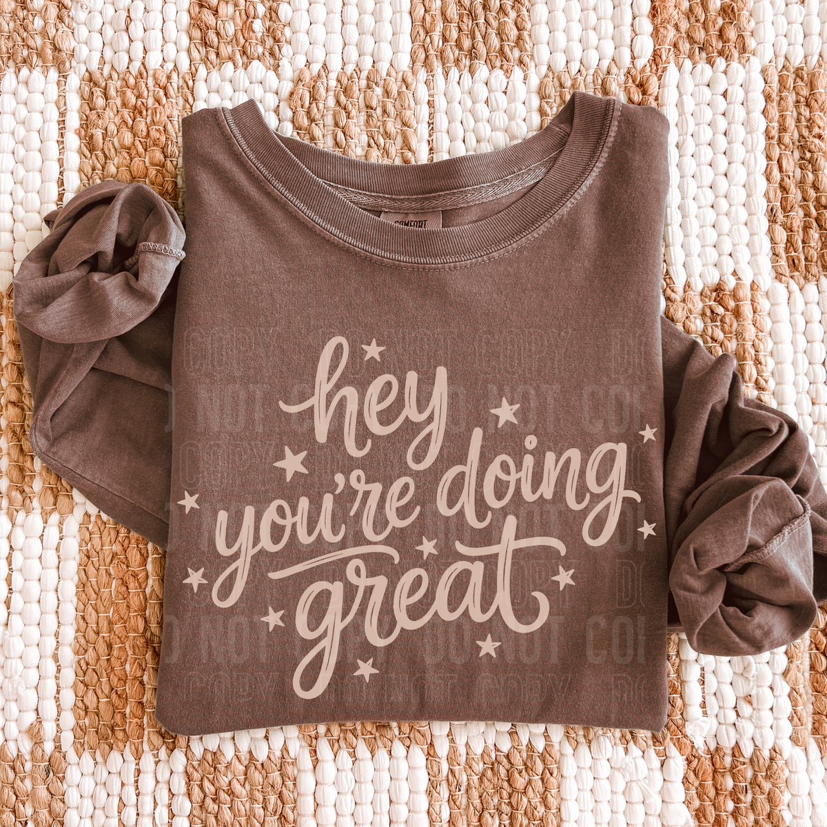 hey you're doing great (tan words) (SBB) DTF Transfer