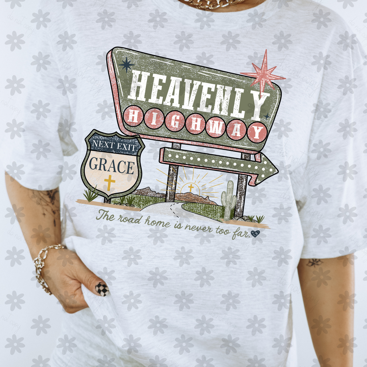 Heavenly highway (Dyed) DTF Transfer