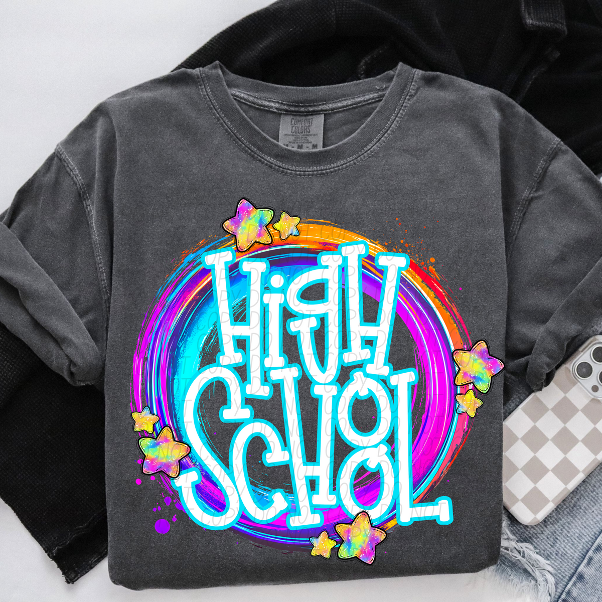 High School Whimsical (CITY) DTF transfer