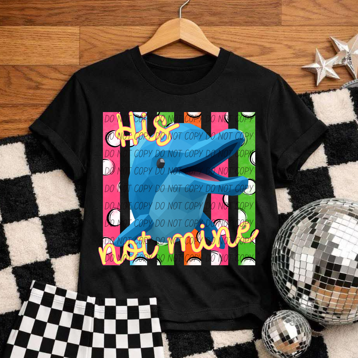 his porpoise not mine (City) DTF Transfer