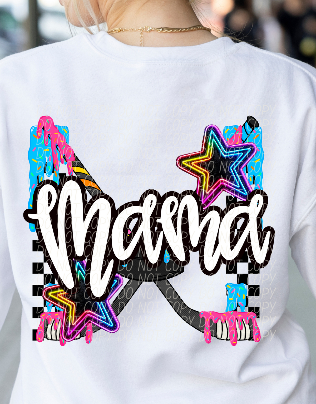 Hockey Mama Drip BACK PRINT (CITY) DTF transfer