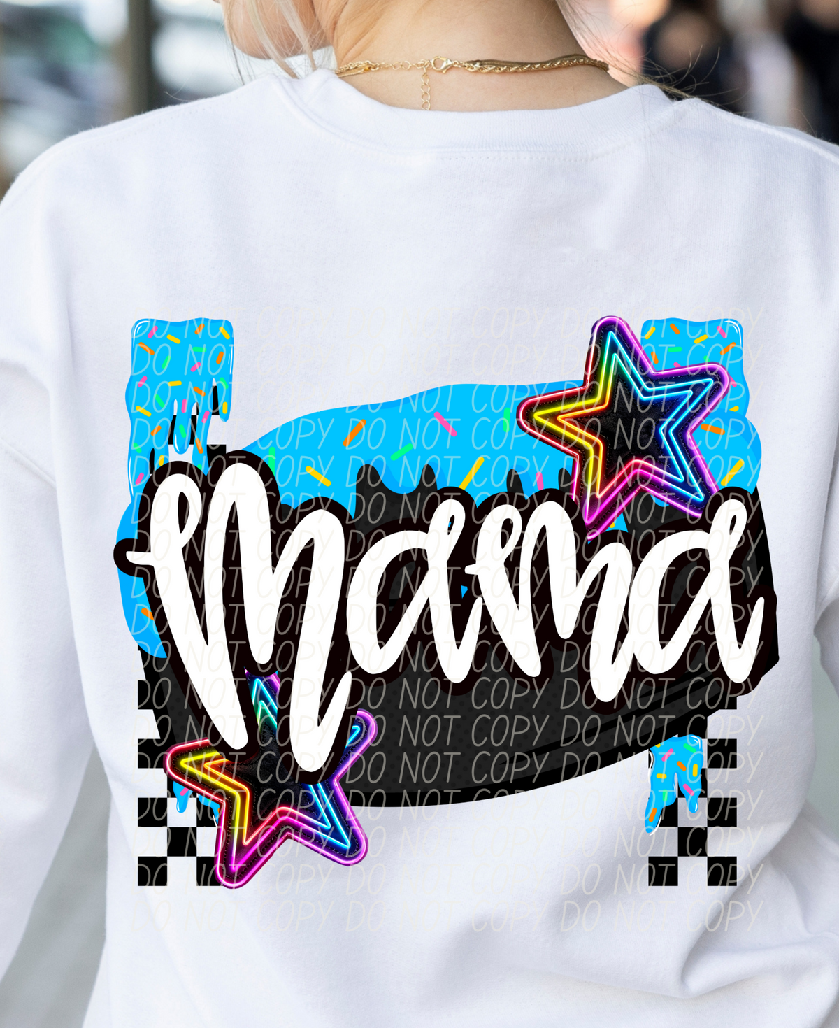Hockey Mama Drip BACK PRINT (CITY) DTF transfer