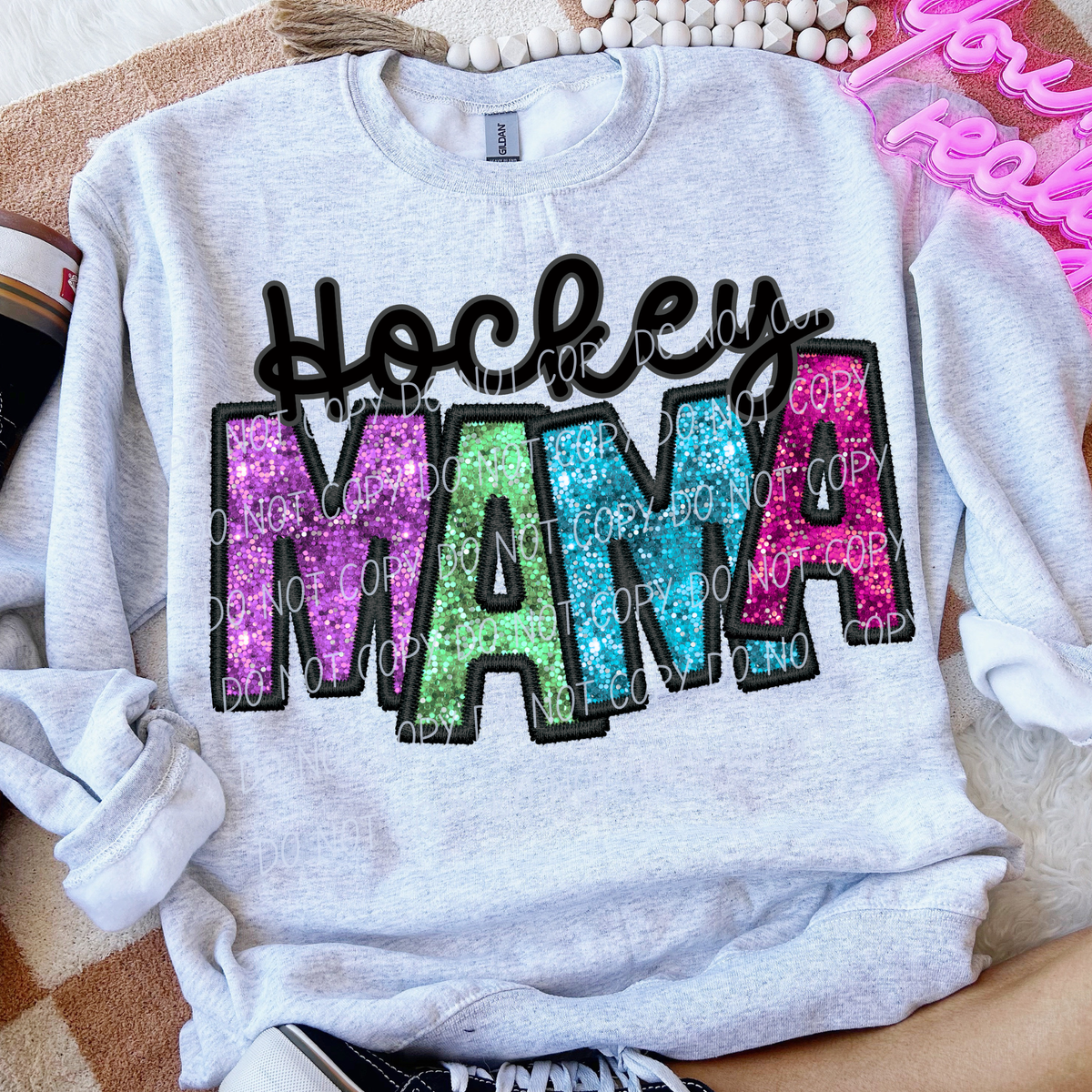 Hockey MAMA (CITY) DTF Transfer