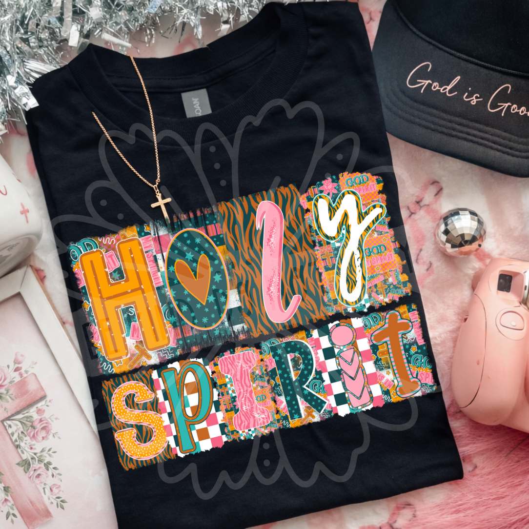 Holy spirit magazine font (Vehement) DTF Transfer
