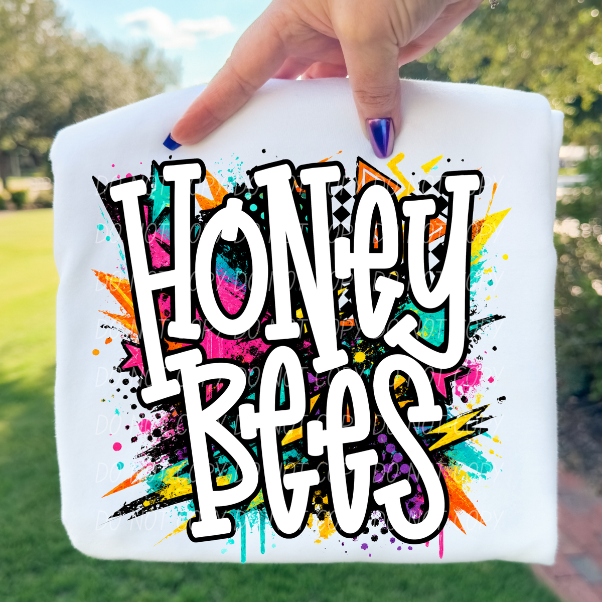 Honey bees totally tubular (City) DTF Transfer