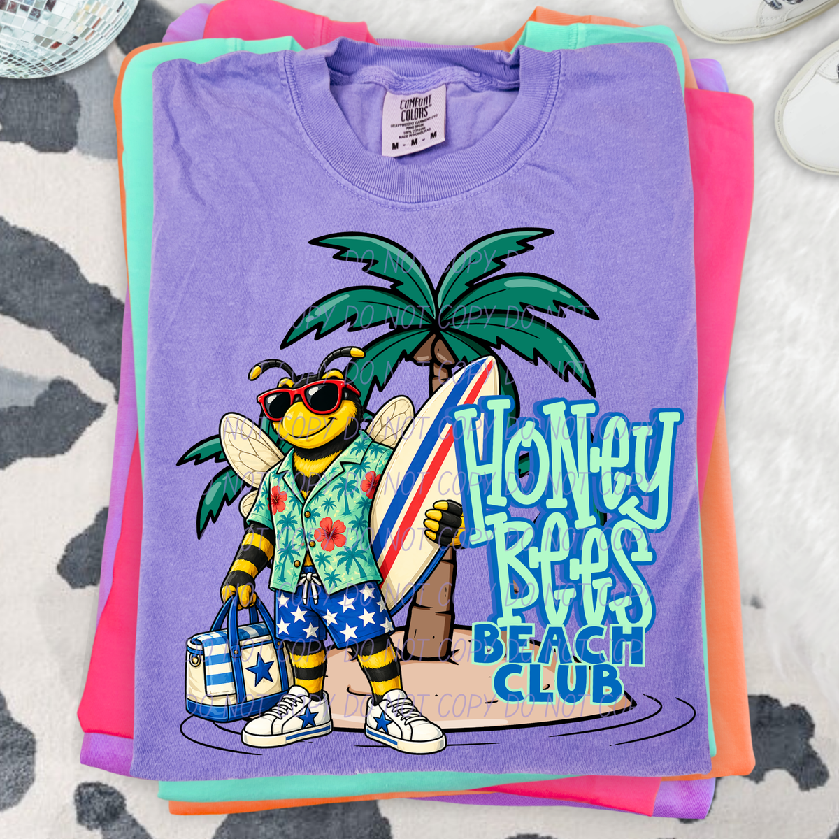 honeybees beach club (city) DTF transfer