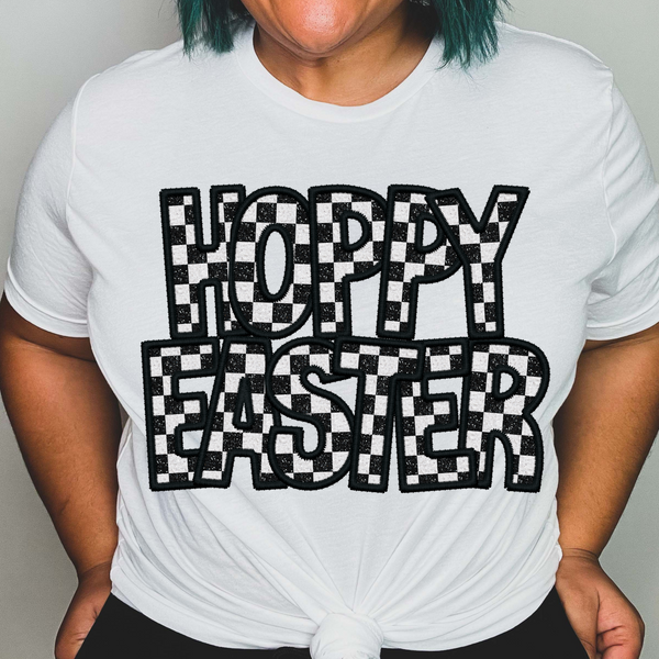 Hoppy easter checkered (CITY) 24286 DTF transfer