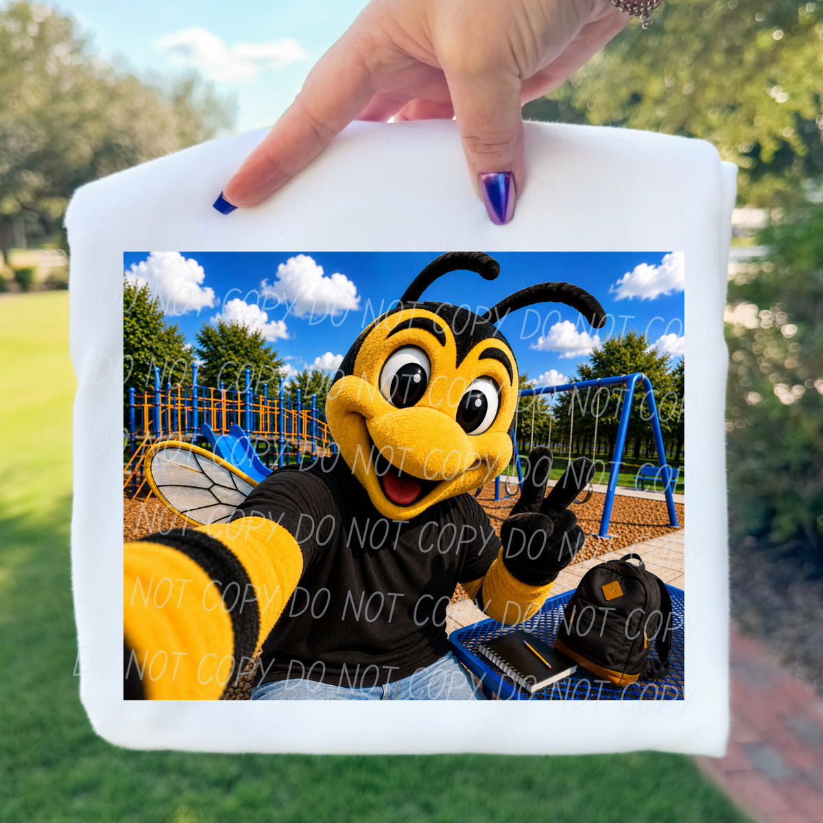 Hornet Jackets  Mascot (City) DTF transfer