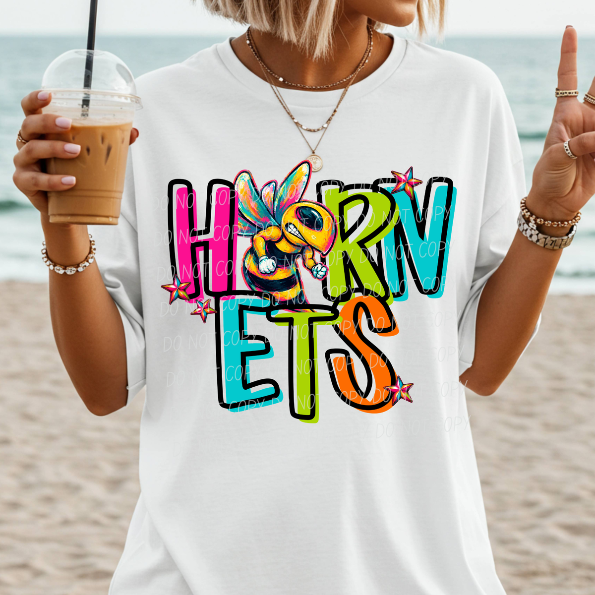 Hornets Friday night neon (City) DTF Transfer