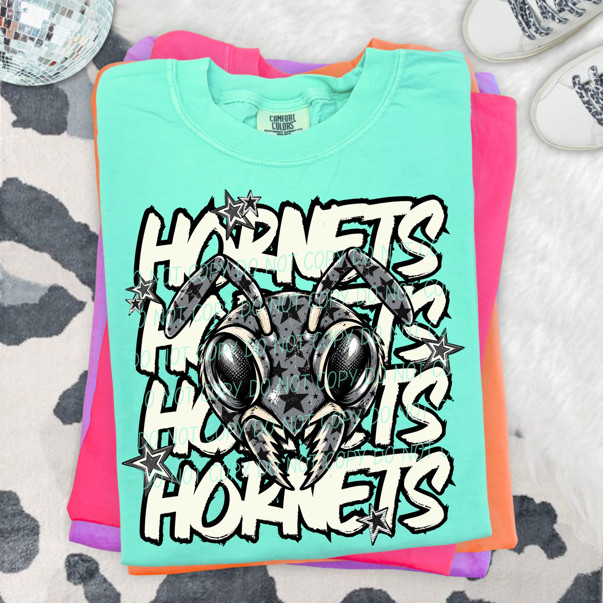 hornets varsity after dark (city) DTF Transfer