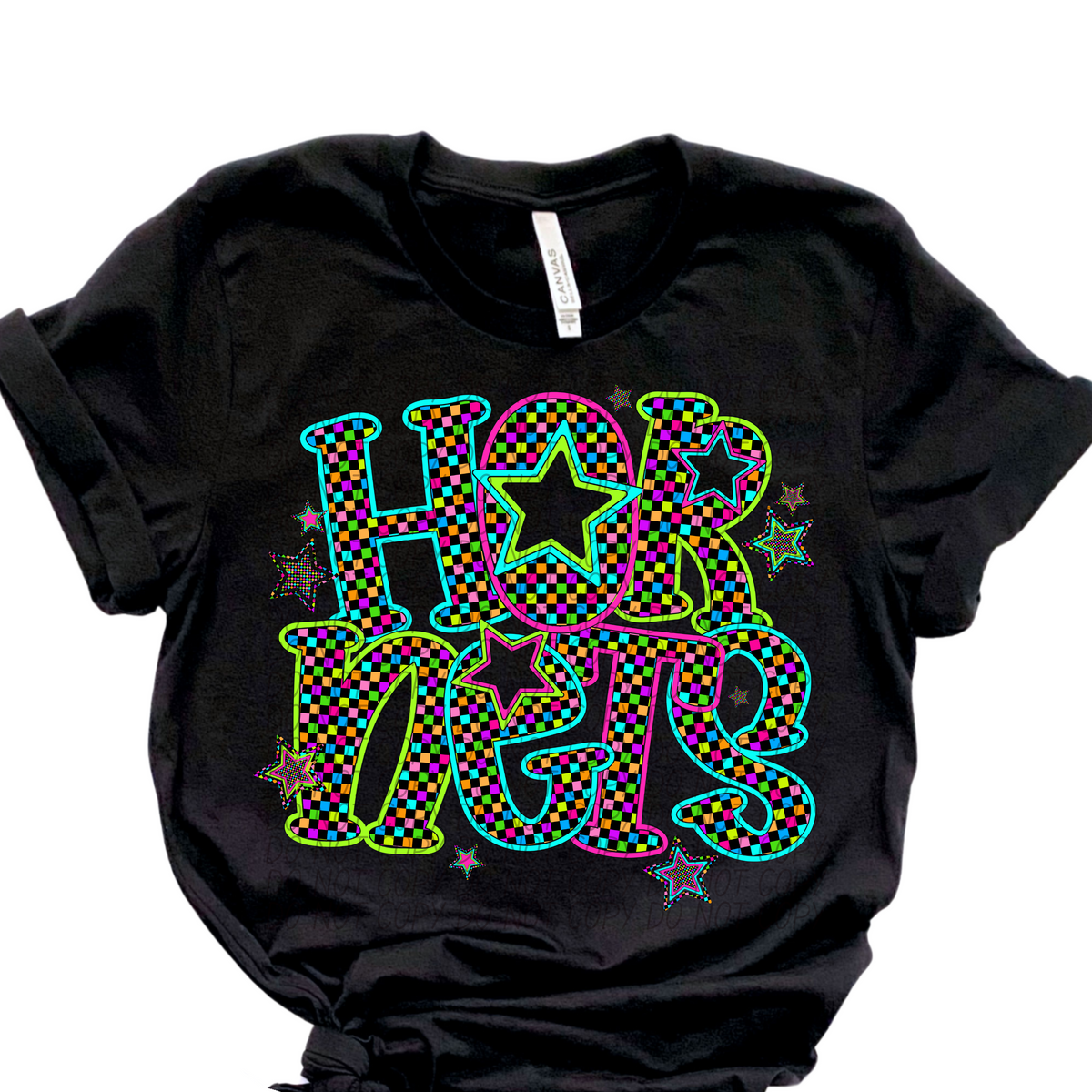 Hornets Neon Stars (City) 102386 DTF transfer