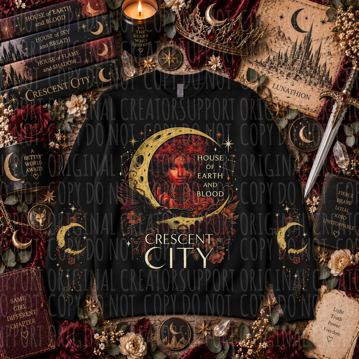 House of Earth and Blood (Starlight) DTF Transfer
