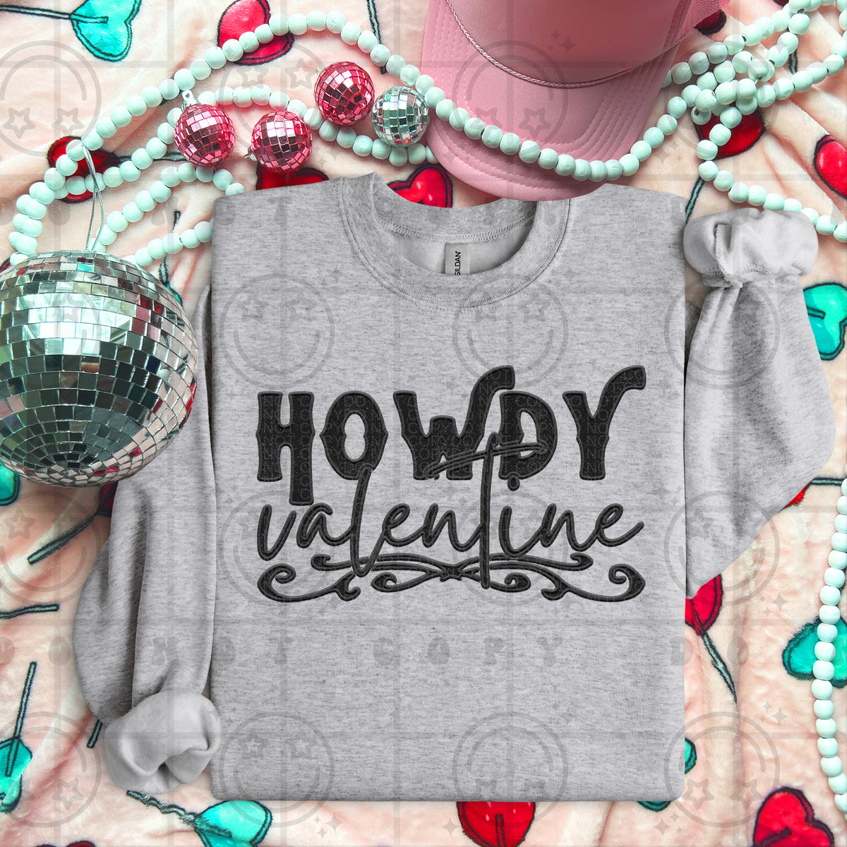Howdy Valentine (HW) 78602 DTF Transfer